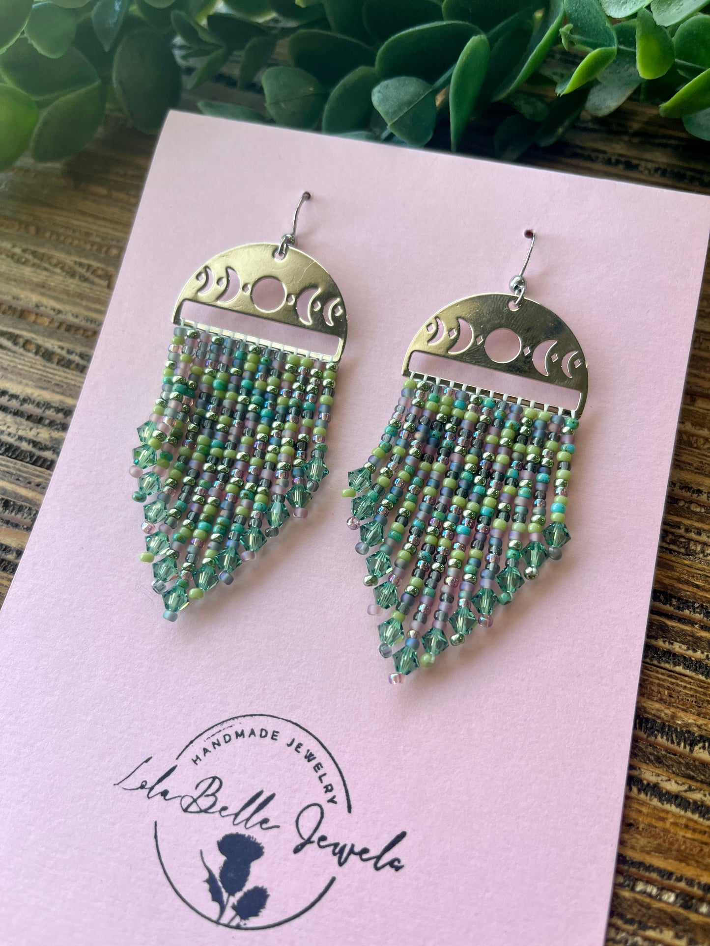 Succulent Moon Phase Short Fringe